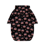 American Marijuana Leaf Pattern Print Dog Zip Up Hoodie