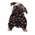 American Marijuana Leaf Pattern Print Dog Zip Up Jacket