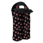 American Marijuana Leaf Pattern Print Double Neoprene Wine Tote