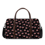 American Marijuana Leaf Pattern Print Duffle Bag