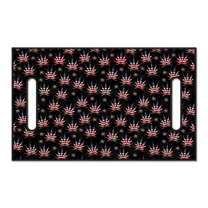 American Marijuana Leaf Pattern Print Golf Cart Seat Cover