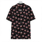 American Marijuana Leaf Pattern Print Hawaiian Shirt