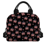 American Marijuana Leaf Pattern Print Insulated Lunch Bag