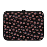 American Marijuana Leaf Pattern Print Laptop Sleeve