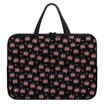 American Marijuana Leaf Pattern Print Laptop Sleeve With Handle
