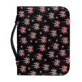 American Marijuana Leaf Pattern Print Leather Bible Cover