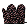 American Marijuana Leaf Pattern Print Oven Mitts