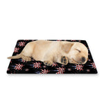 American Marijuana Leaf Pattern Print Pet Cooling Mat Cover