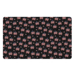 American Marijuana Leaf Pattern Print Polyester Doormat