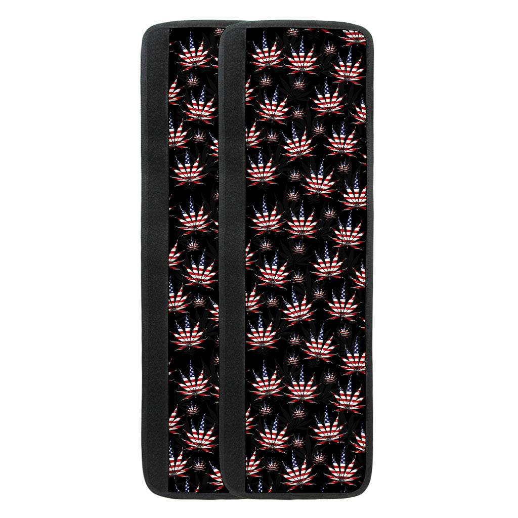 American Marijuana Leaf Pattern Print Refrigerator Handle Covers