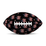 American Marijuana Leaf Pattern Print Rugby Ball