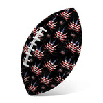American Marijuana Leaf Pattern Print Rugby Ball
