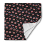 American Marijuana Leaf Pattern Print Silk Bandana