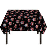 American Marijuana Leaf Pattern Print Tablecloth