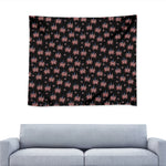 American Marijuana Leaf Pattern Print Tapestry