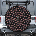 American Marijuana Leaf Pattern Print Tire Cover With Camera Hole