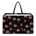 American Marijuana Leaf Pattern Print Utility Tote Bag