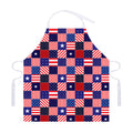 American Patriotic Patchwork Print Adjustable Apron