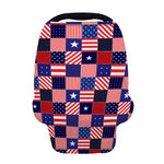 American Patriotic Patchwork Print Baby Seat Cover