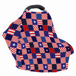 American Patriotic Patchwork Print Baby Seat Cover