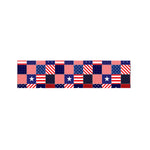 American Patriotic Patchwork Print Bed Runner