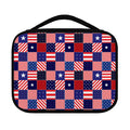 American Patriotic Patchwork Print Classic Bible Case