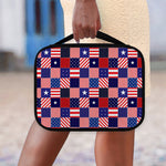 American Patriotic Patchwork Print Classic Bible Case