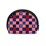 American Patriotic Patchwork Print Coin Purse