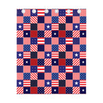 American Patriotic Patchwork Print Curtain