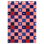 American Patriotic Patchwork Print Curtain