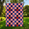 American Patriotic Patchwork Print Garden Flag