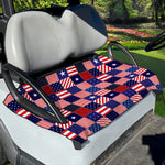 American Patriotic Patchwork Print Golf Cart Seat Cover