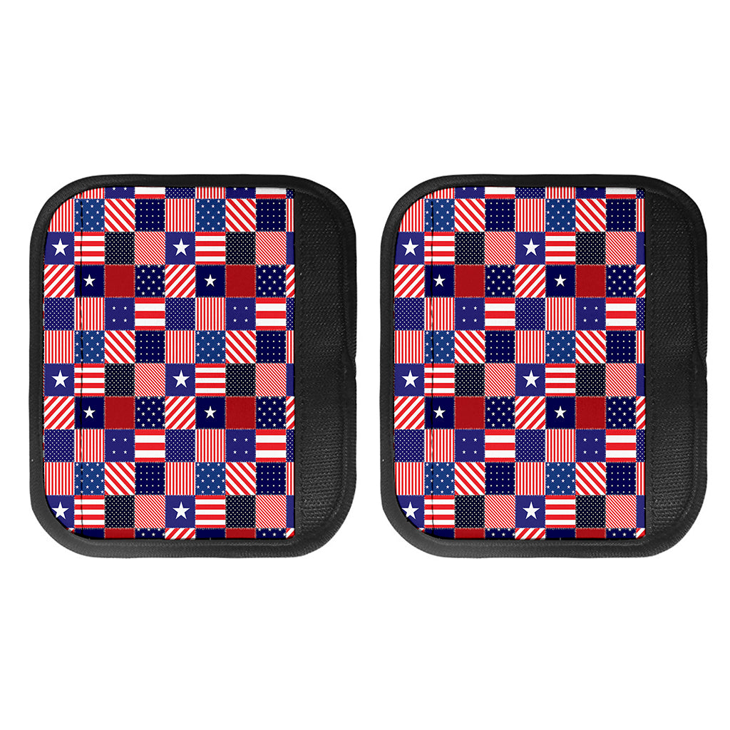 American Patriotic Patchwork Print Handle Covers