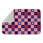 American Patriotic Patchwork Print Indoor Door Mat