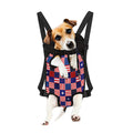 American Patriotic Patchwork Print Pet Carrier Backpack