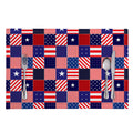 American Patriotic Patchwork Print Placemat