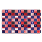 American Patriotic Patchwork Print Polyester Doormat