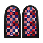 American Patriotic Patchwork Print Skillet Handle Cover