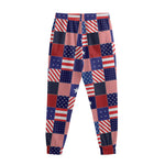American Patriotic Patchwork Print Sweatpants