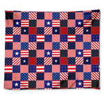 American Patriotic Patchwork Print Tapestry