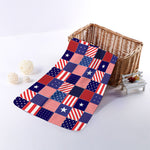 American Patriotic Patchwork Print Towel