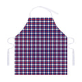 American Patriotic Plaid Print Adjustable Apron