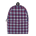 American Patriotic Plaid Print School Backpack