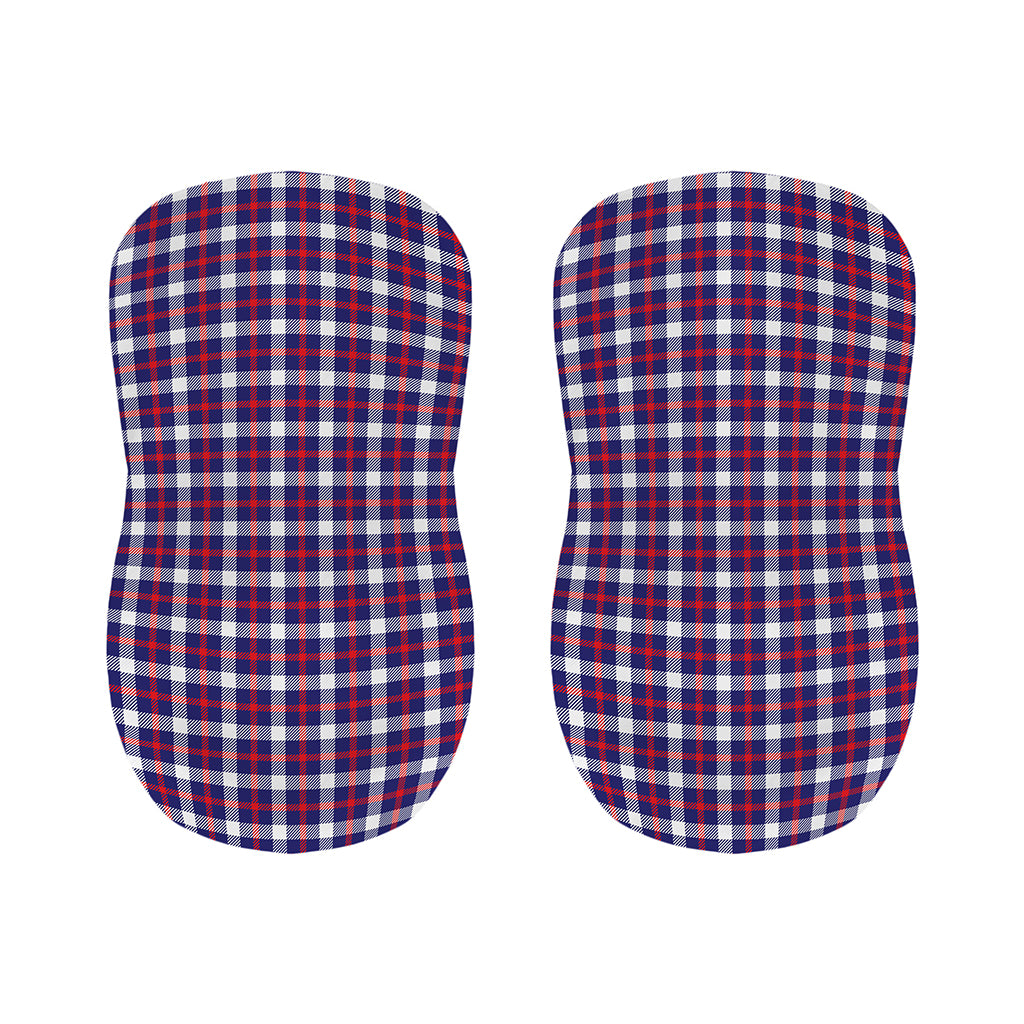 American Patriotic Plaid Print Bar Stool Covers