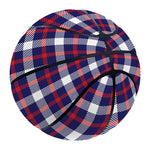 American Patriotic Plaid Print Basketball