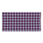 American Patriotic Plaid Print Beach Towel