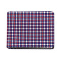 American Patriotic Plaid Print Bifold Wallet