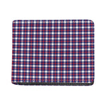 American Patriotic Plaid Print Bifold Wallet