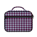 American Patriotic Plaid Print Briefcase Bible Bag