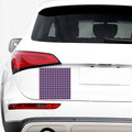 American Patriotic Plaid Print Car Sticker